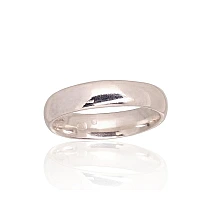 Серебряное обручальное кольцо, 19.5, 4.2 g, Серебро 925 проба