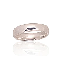 Серебряное обручальное кольцо, 20.5, 4.3 g, Серебро 925 проба