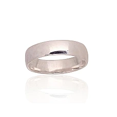 Серебряное обручальное кольцо, 15.5, 3 g, Серебро 925 проба