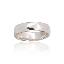 Серебряное обручальное кольцо, 19.5, 4.3 g, Серебро 925 проба