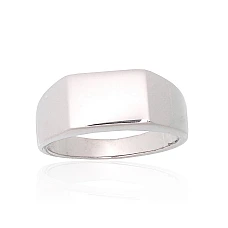 Silver ring, 20.5, 5.7 g, Silver 925 fineness, Rhodium (Plating)