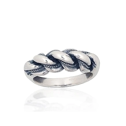 Women, Namejs - Silver ring, 23, 6.8 g, Silver 925 fineness, oxide (Plating), Handmade