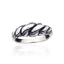Silver ring, 20.5, 7.8 g, Silver 925 fineness, oxide (Plating), Handmade