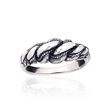 Silver ring, 21, 8.1 g, Silver 925 fineness, oxide (Plating), Handmade
