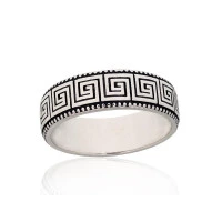 Серебряное кольцо, Серебро 925 проба, оксид (покрытие)