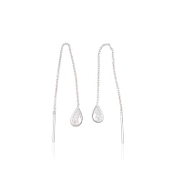 Серебряные серьги, Серебро 925 проба, Цирконы