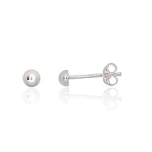 Серебряные серьги-пуссеты, 0.4 g, Серебро 925 проба