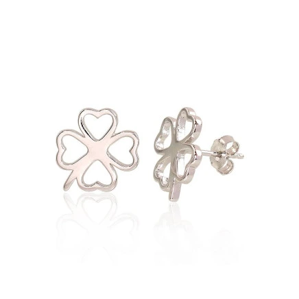 stud,  - Silver stud earrings, 2 g, Silver 925 fineness, Rhodium (Plating)