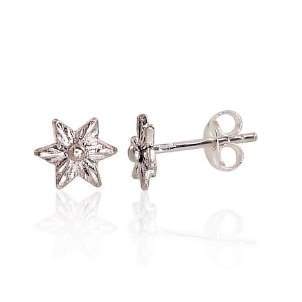 stud,  - Silver stud earrings, 0.7 g, Silver 925 fineness, oxide (Plating)