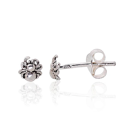 stud,  - Silver stud earrings, 0.5 g, Silver 925 fineness, oxide (Plating)