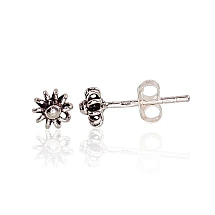 Silver stud earrings, 0.7 g, Silver 925 fineness, oxide (Plating)