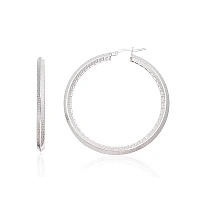 Sudraba auskari-riņķīši, 7.5 g, Sudrabs 925 prove