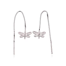 Silver earrings, 1.2 g, Silver 925 fineness, Rhodium (Plating)