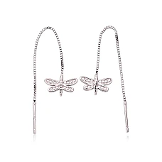 Silver earrings, 1.3 g, Silver 925 fineness, Rhodium (Plating)