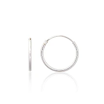 Silver earrings-rings, 0.4 g, Silver 925 fineness