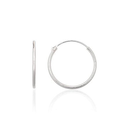 earrings-rings,  - Silver earrings-rings, 0.5 g, Silver 925 fineness