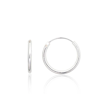 Auskari-riņķīši,  - Sudraba auskari-riņķīši, 0.4 g, Sudrabs 925 prove