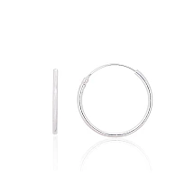 Silver earrings-rings, 0.6 g, Silver 925 fineness