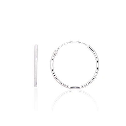 Auskari-riņķīši,  - Sudraba auskari-riņķīši, 0.6 g, Sudrabs 925 prove