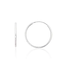 Silver earrings-rings, 0.9 g, Silver 925 fineness