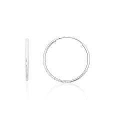 Silver earrings-rings, 0.9 g, Silver 925 fineness
