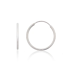Silver earrings-rings, 1 g, Silver 925 fineness