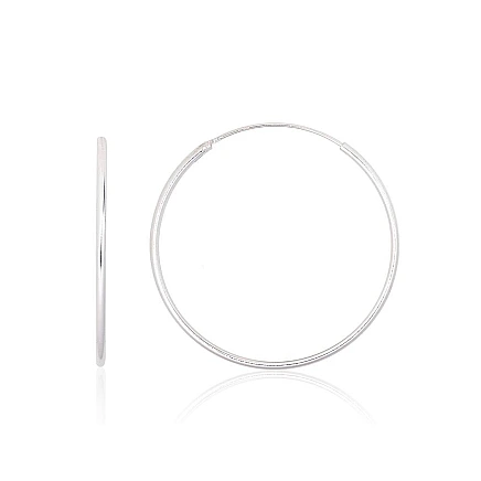 Auskari-riņķīši,  - Sudraba auskari-riņķīši, 1.4 g, Sudrabs 925 prove