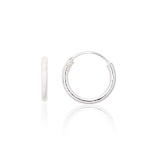 Silver earrings-rings, 0.5 g, Silver 925 fineness