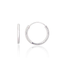 Silver earrings-rings, 0.7 g, Silver 925 fineness