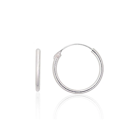 earrings-rings,  - Silver earrings-rings, 0.8 g, Silver 925 fineness