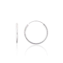 Silver earrings-rings, 0.9 g, Silver 925 fineness