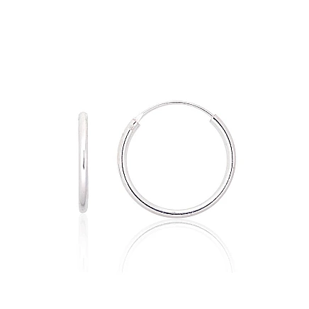 earrings-rings,  - Silver earrings-rings, 0.9 g, Silver 925 fineness