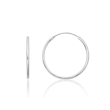 Silver earrings-rings, 1.4 g, Silver 925 fineness