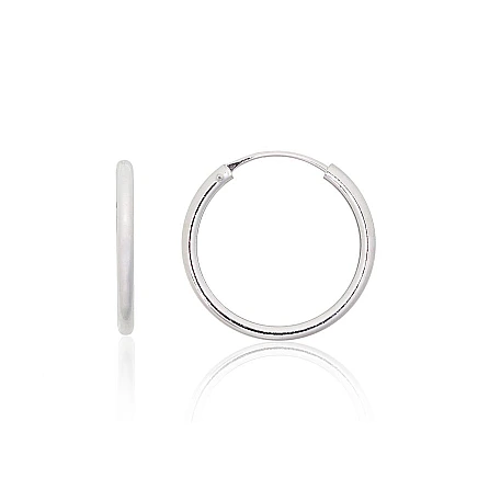 earrings-rings,  - Silver earrings-rings, 1.5 g, Silver 925 fineness