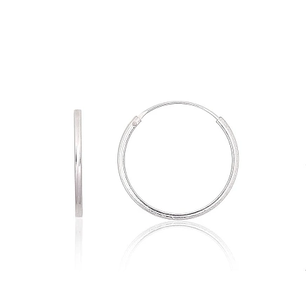 Auskari-riņķīši,  - Sudraba auskari-riņķīši, 0.7 g, Sudrabs 925 prove