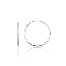 Silver earrings-rings, 0.8 g, Silver 925 fineness