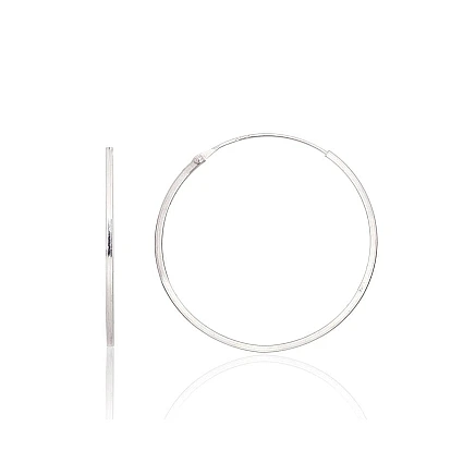 earrings-rings,  - Silver earrings-rings, 1.2 g, Silver 925 fineness