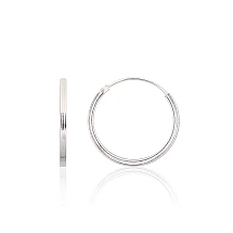 Silver earrings-rings, 1.1 g, Silver 925 fineness