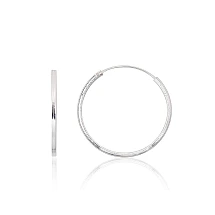 Silver earrings-rings, 1.7 g, Silver 925 fineness