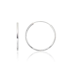 Silver earrings-rings, 1.7 g, Silver 925 fineness