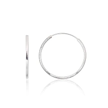 Silver earrings-rings, 1.8 g, Silver 925 fineness