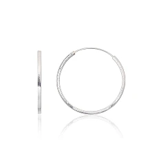 Silver earrings-rings, 1.8 g, Silver 925 fineness