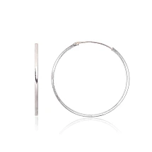 Silver earrings-rings, 2.6 g, Silver 925 fineness
