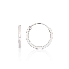 Серебряные серьги-кольца, 1.6 g, Серебро 925 проба