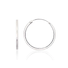 Silver earrings-rings, 3 g, Silver 925 fineness