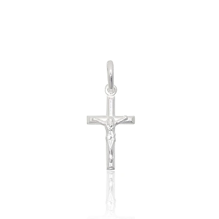 Sieviešu, Krustiņš, Krucifikss - Sudraba kulons, 0.9 g, Sudrabs 925 prove