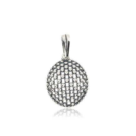 Женские,  - Серебряный кулон, 3.6 g, Серебро 925 проба, оксид (покрытие)