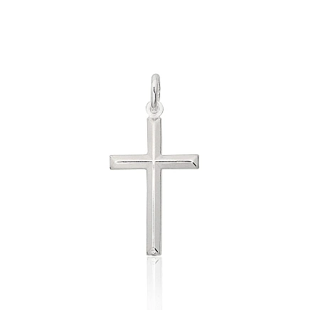 Крестики и иконки, Крестик - Серебряный кулон, 1.7 g, Серебро 925 проба
