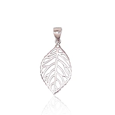 Серебряный кулон, 1.2 g, Серебро 925 проба, родий (покрытие)