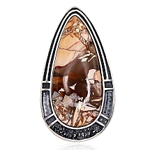 Sudraba kulons, 24.5 g, Sudrabs 925 prove, oksids (pārklājums), Jašma